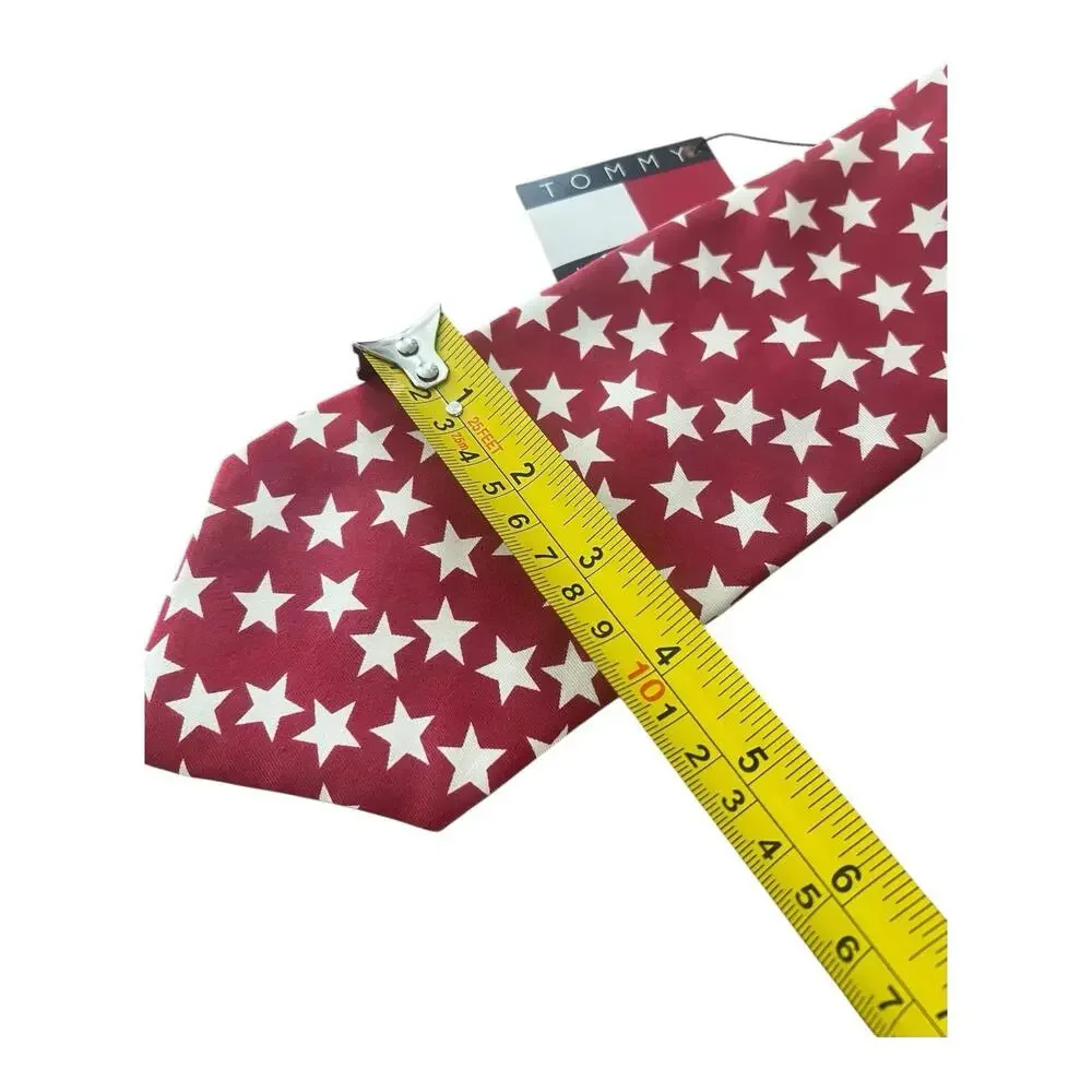 Vintage NWT Tommy Hilfiger Neck American Flag Patriotic Career Professional